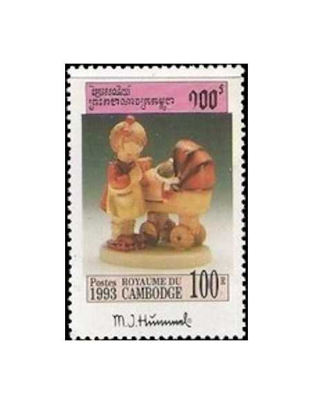 Timbre Poste Etat du Cambodge N° 1149 Neuf** philatelie foxtimbre