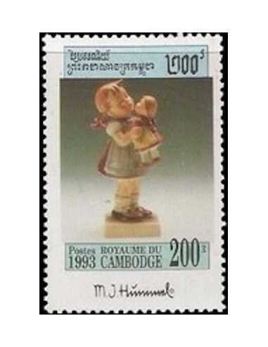 Timbre Poste Etat du Cambodge N° 1151 Neuf** philatelie foxtimbre