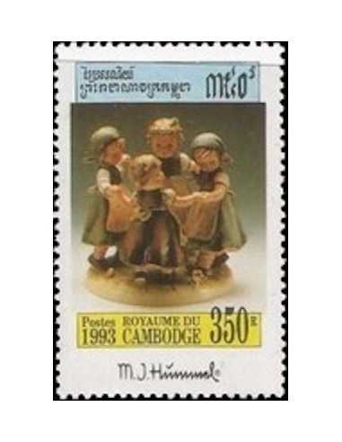 Timbre Poste Etat du Cambodge N° 1154 Neuf** philatelie foxtimbre