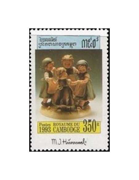 Timbre Poste Etat du Cambodge N° 1154 Neuf** philatelie foxtimbre