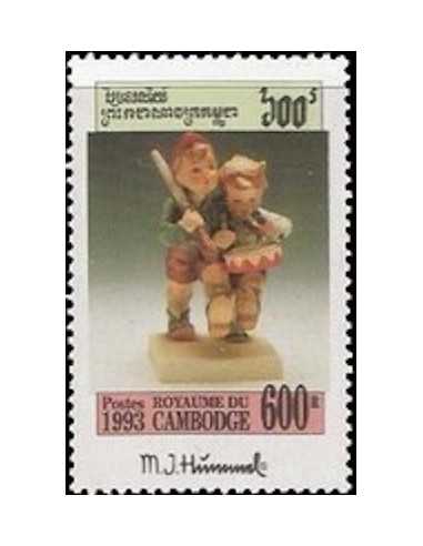 Timbre Poste Etat du Cambodge N° 1155 Neuf** philatelie foxtimbre