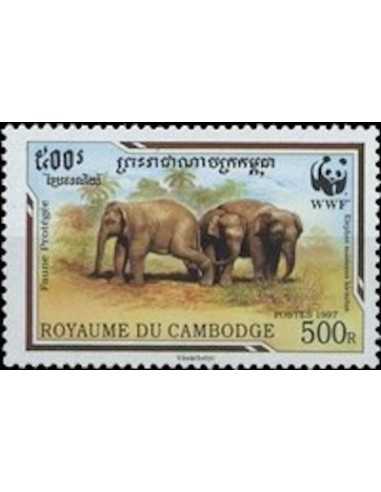 Timbre Poste Etat du Cambodge N° 1400 Neuf** philatelie foxtimbre