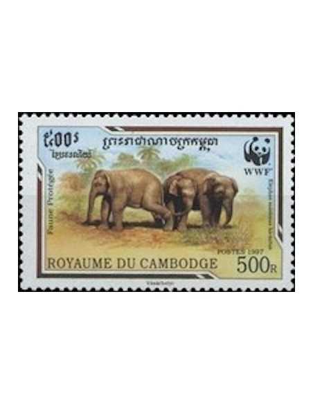 Timbre Poste Etat du Cambodge N° 1400 Neuf** philatelie foxtimbre