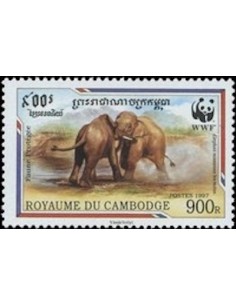 Timbre Poste Etat du Cambodge N° 1401 Neuf** philatelie foxtimbre