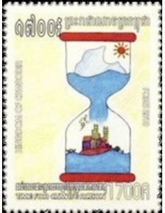 Timbre Poste Etat du Cambodge N° 2100 Neuf** philatelie foxtimbre