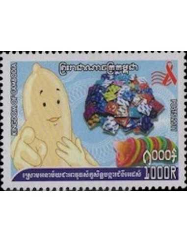 Timbre Poste Etat du Cambodge N° 2103 Neuf** philatelie foxtimbre