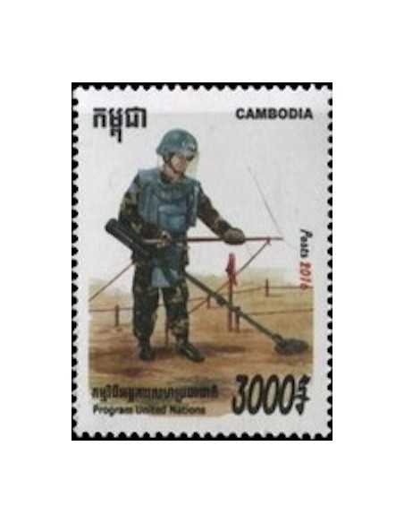Timbre Poste Etat du Cambodge N° 2143 Neuf** philatelie foxtimbre