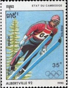 Timbre Poste Etat du Cambodge N° 0916 Obli philatelie foxtimbre