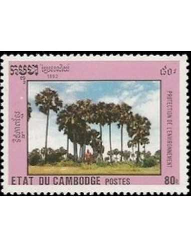Timbre Poste Etat du Cambodge N° 1073 Obli philatelie foxtimbre