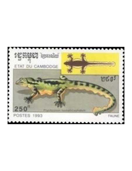 Timbre Poste Etat du Cambodge N° 1122 Obli philatelie foxtimbre