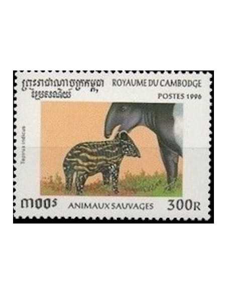 Timbre Poste Etat du Cambodge N° 1360 Obli philatelie foxtimbre