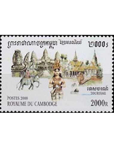 Timbre Poste Etat du Cambodge N° 1743 Obli philatelie foxtimbre