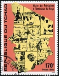 Tchad N° 0505 Obli