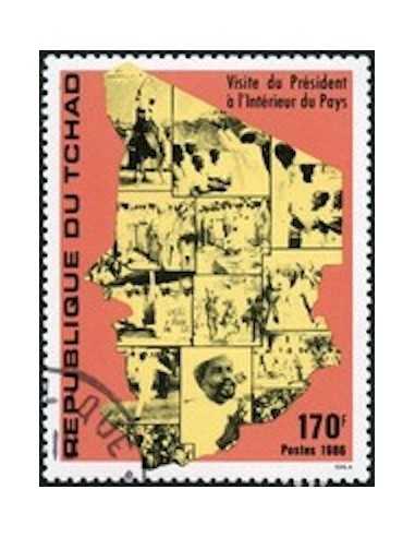 Tchad N° 0505 Obli