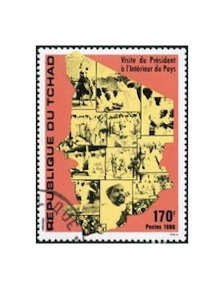 Tchad N° 0505 Obli