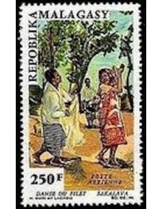Madagascar N° PA100 Obli
