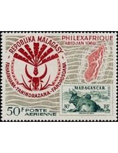 Madagascar N° PA109 Obli