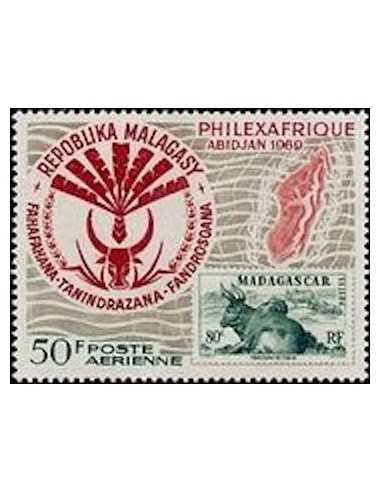Madagascar N° PA109 Obli