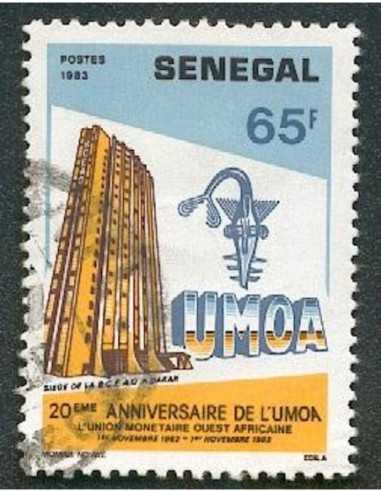 Senegal N° 0596 Obli