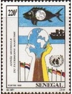 Senegal N° 1000 Obli