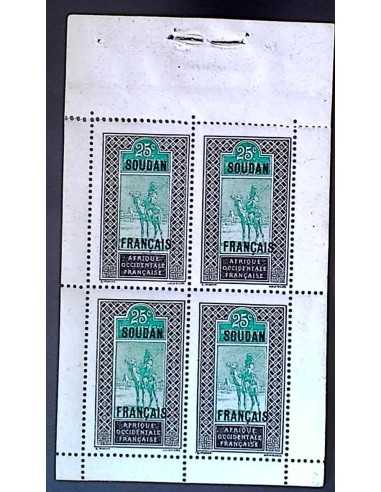 Soudan  N° 027 N ** feuille de carnet