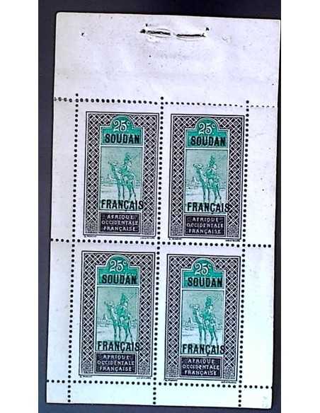 Soudan  N° 027 N ** feuille de carnet