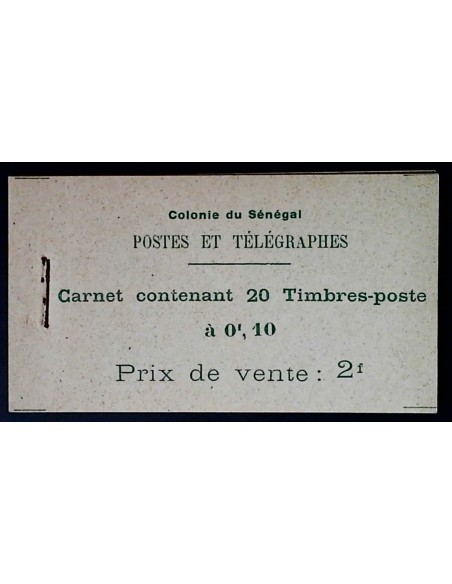 Senegal N° 073 N** le carnet