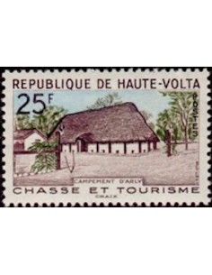 Haute Volta N° 100 Obli