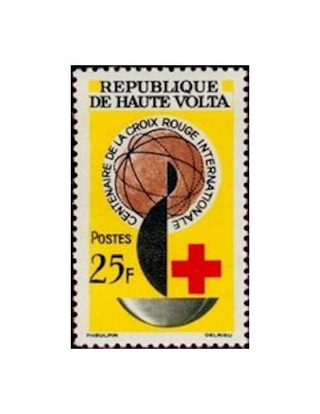 Haute Volta N° 129 Obli
