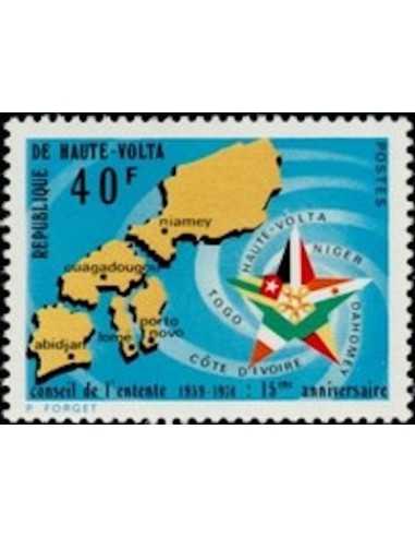 Haute Volta N° 322 Obli