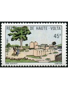 Haute Volta N° 555 Obli