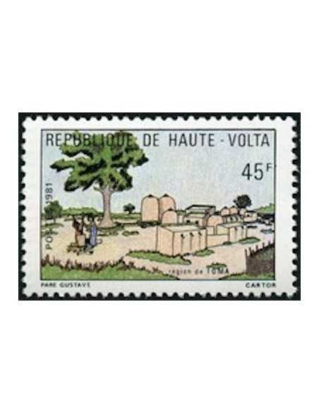 Haute Volta N° 555 Obli