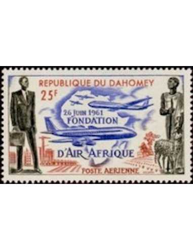 Dahomey PA N° 21 Obli