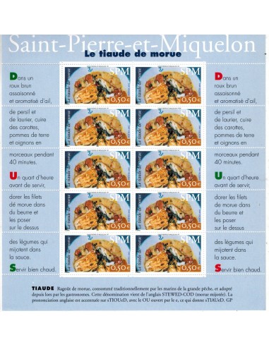 S P M Feuille N° F828 Neuf **