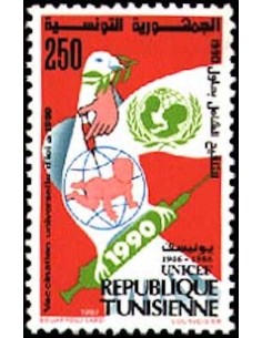 Tunisie N° 1084 obli