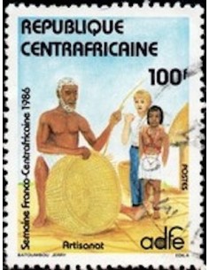 Centrafricaine N° 0728 Obli