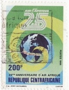 Centrafricaine N° 0744 Obli
