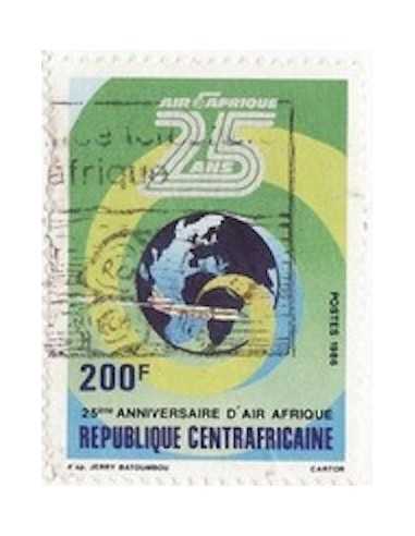 Centrafricaine N° 0744 Obli