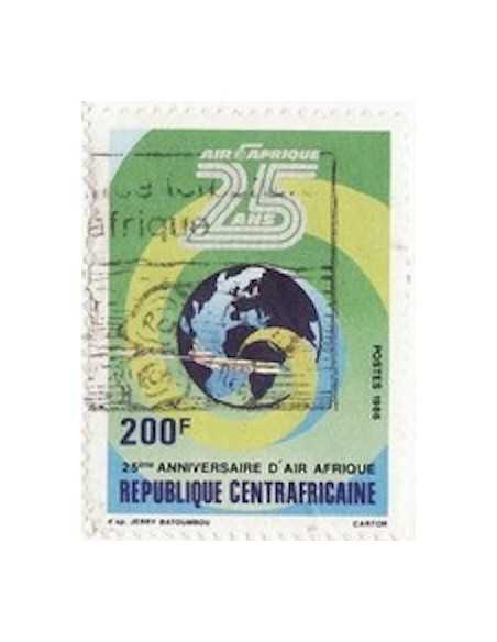 Centrafricaine N° 0744 Obli