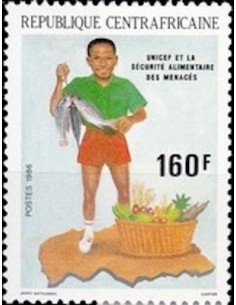 Centrafricaine N° 0747 Obli