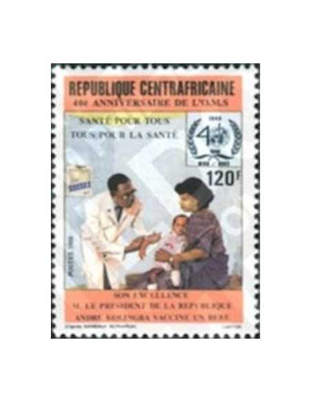 Centrafricaine N° 0791 Obli