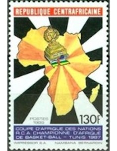 Centrafricaine N° 0828 Obli