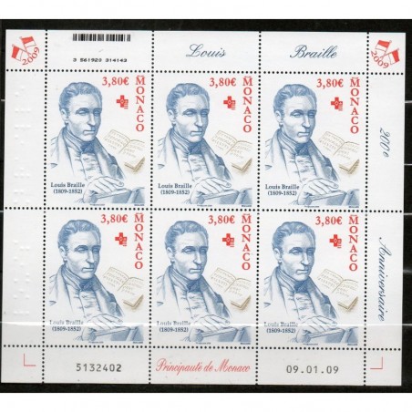 Monaco feuille du N° 2677