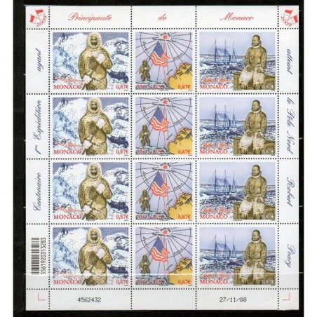 Monaco feuille du N° 2653-57