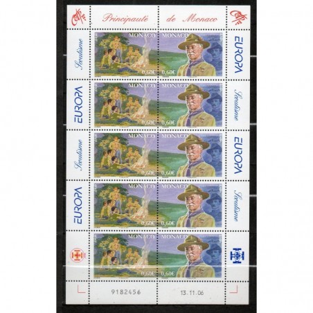 Monaco feuille du N° 2593-94