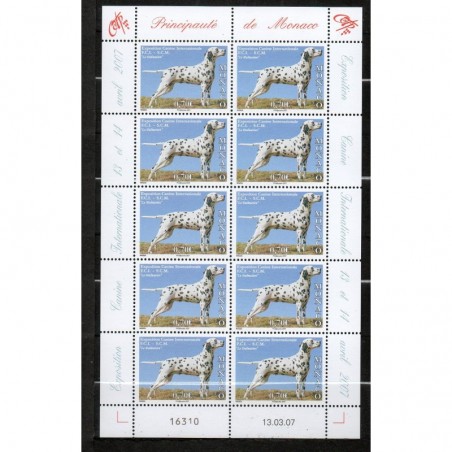 Monaco feuille du N° 2591