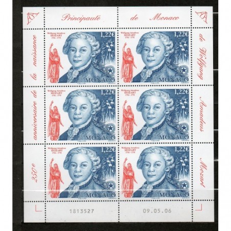 Monaco feuille du N° 2548