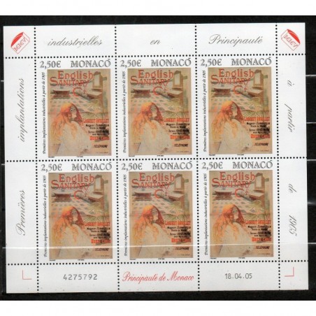 Monaco feuille du N° 2495