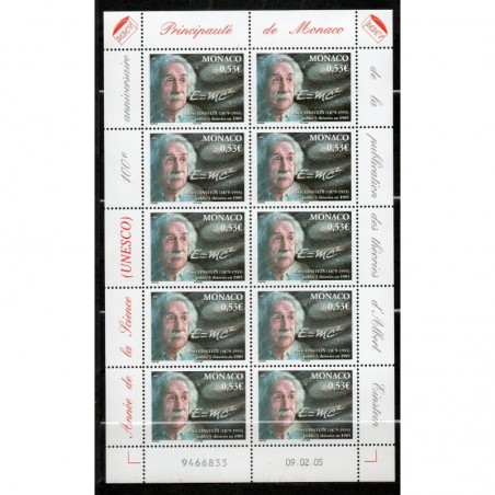 Monaco feuille du N° 2484