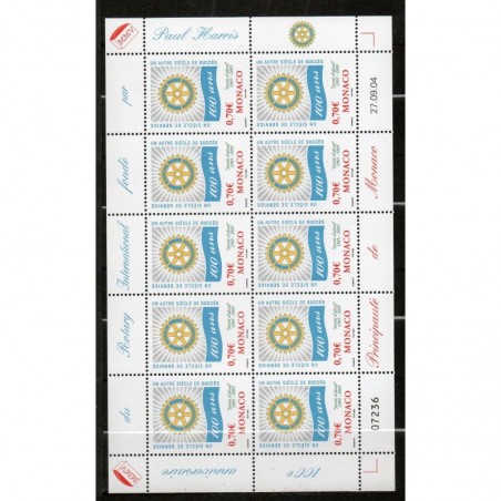 Monaco feuille du N° 2480